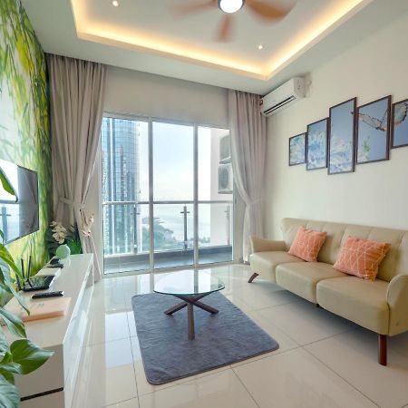 Seaview Condo Near Rf Mall, Food Court & Free Netflix Johor Bahru Buitenkant foto